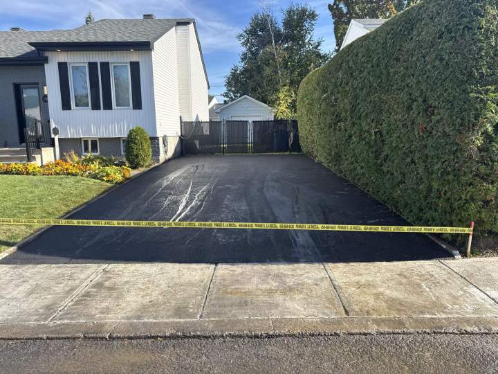 Pose d'asphalte Laval